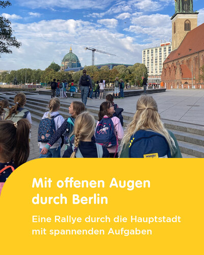  Berlin entdecken – Station für Station

Beim Wandertag ging es diesmal auf eine Berlin-Rallye rund um den...